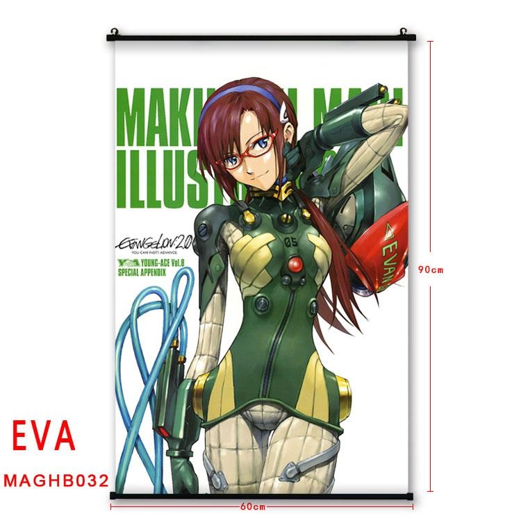 EVA Anime plastic pole cloth painting Wall Scroll 60X90CM MAGHB032