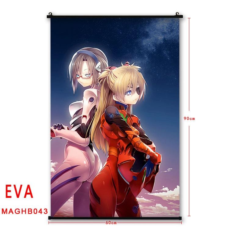 EVA Anime plastic pole cloth painting Wall Scroll 60X90CM MAGHB043