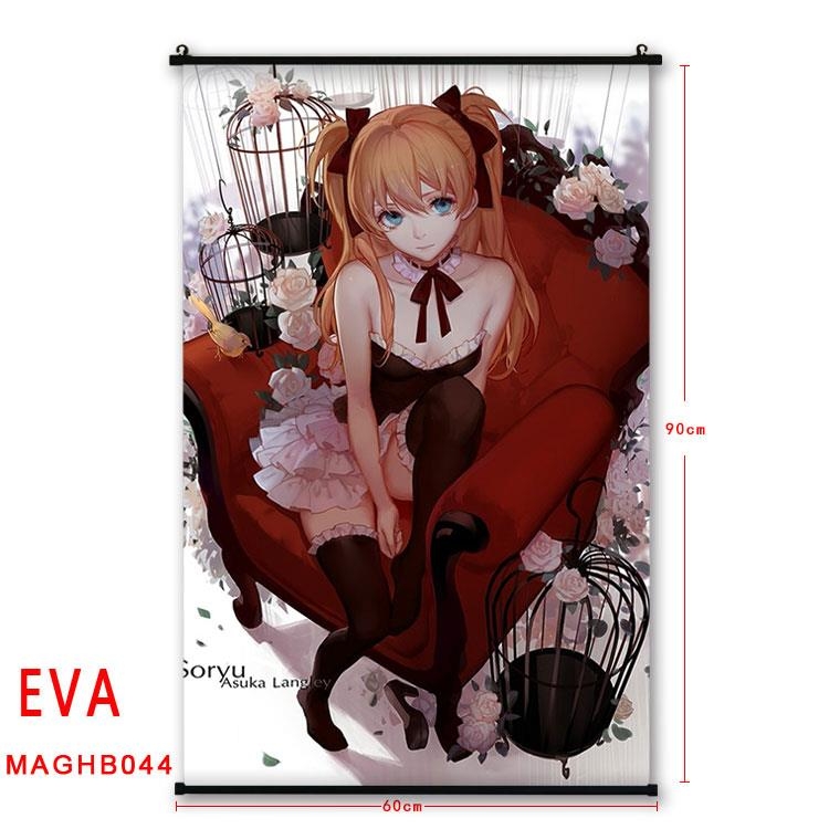 EVA Anime plastic pole cloth painting Wall Scroll 60X90CM MAGHB044