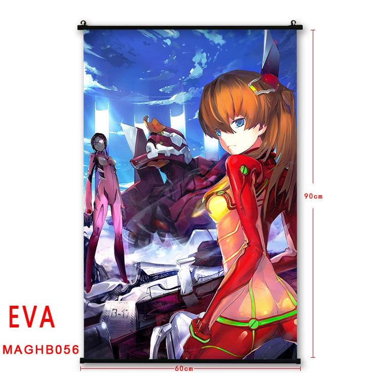 EVA Anime plastic pole cloth painting Wall Scroll 60X90CM MAGHB056