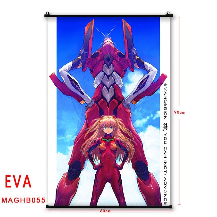 EVA Anime plastic pole cloth painting Wall Scroll 60X90CM MAGHB055
