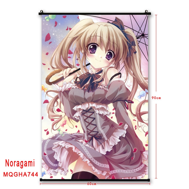 Noragami Anime plastic pole cloth painting Wall Scroll 60X90CM MQGHA744