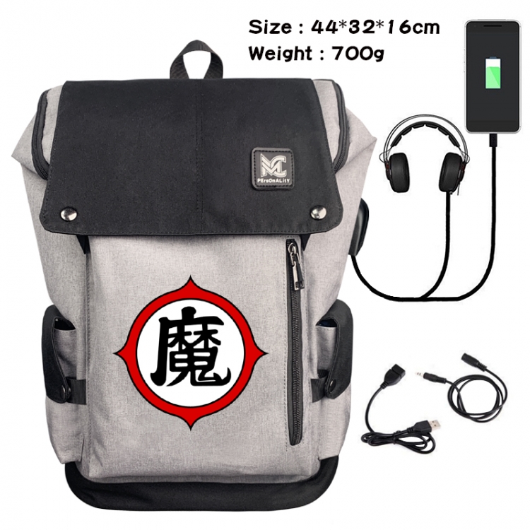 DRAGON BALL Data cable animation game backpack school bag 4A