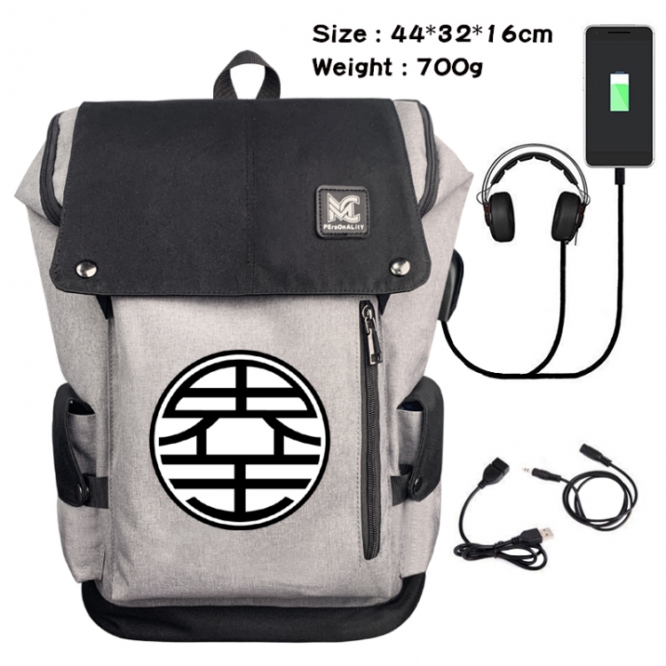 DRAGON BALL Data cable animation game backpack school bag 5A