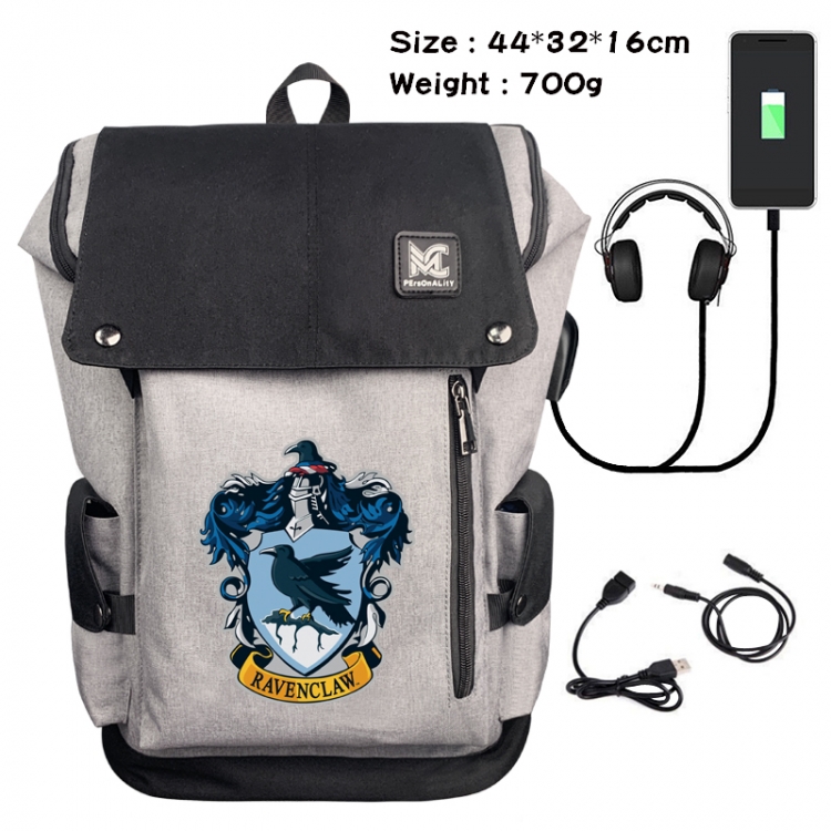 Harry Potter Data cable animation game backpack school bag 6A