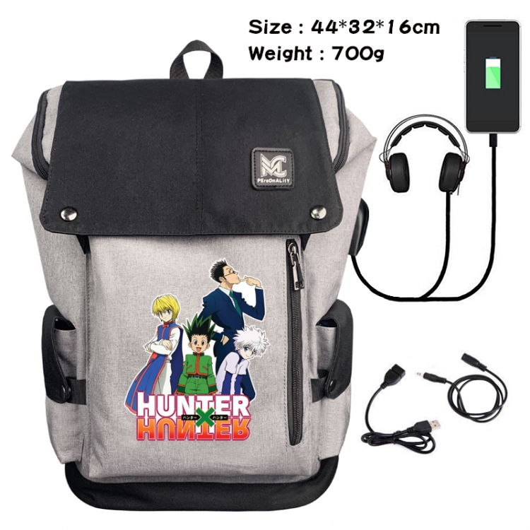 HunterXHunter Data cable animation game backpack school bag 3A