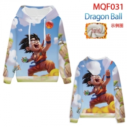 DRAGON BALL Hooded pullover pl...