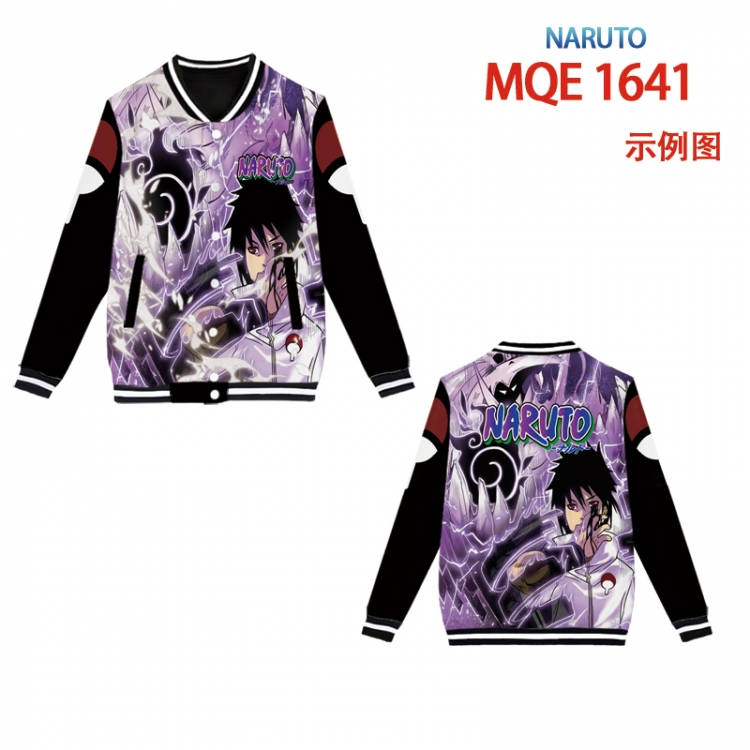 Hoodie Naruto Full color round neck baseball Sweater coat Hoodie XS to 4XL 8 sizes MQE1641