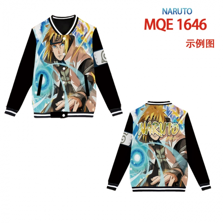 Hoodie Naruto Full color round neck baseball Sweater coat Hoodie XS to 4XL 8 sizes MQE1646