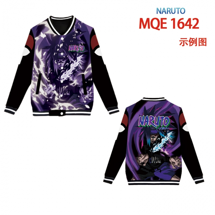 Hoodie Naruto Full color round neck baseball Sweater coat Hoodie XS to 4XL 8 sizes MQE1642