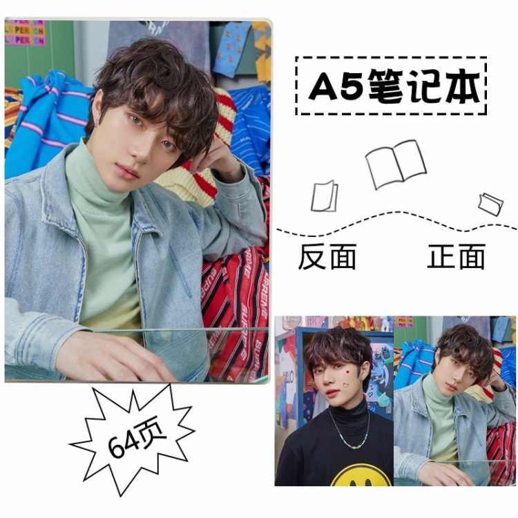 TXT BEOMGYU  A5 notebook student notepad 20*14.5  price for 3 pcs