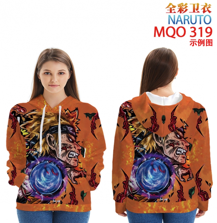 Naruto Full Color Patch pocket Sweatshirt Hoodie  9 sizes from XXS to 4XL MQO319