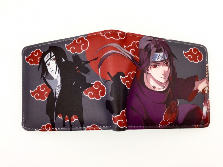Naruto two fold  Short wallet 11X9.5CM 60G Style 6