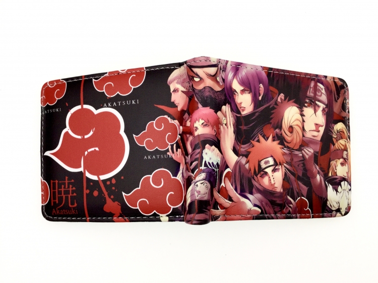 Naruto two fold  Short wallet 11X9.5CM 60G Style 5