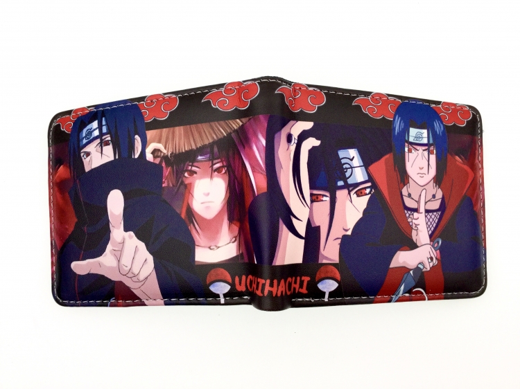 Naruto two fold  Short wallet 11X9.5CM 60G Style 4