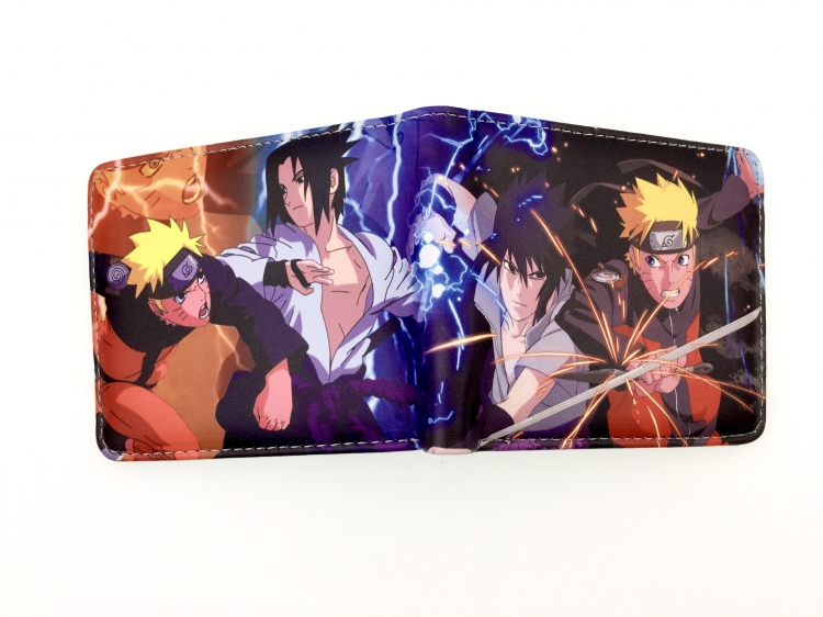 Naruto two fold  Short wallet 11X9.5CM 60G Style  11