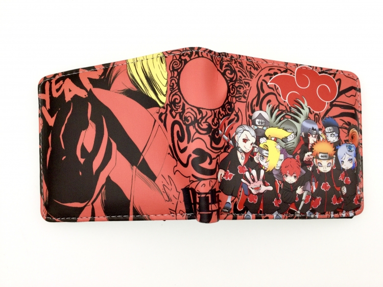 Naruto two fold  Short wallet 11X9.5CM 60G Style 8 