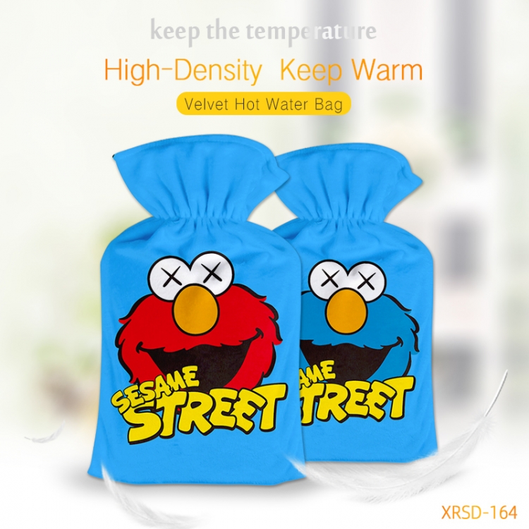 Sesame Street Fine plush washable rubber hot water bottle XRSD164