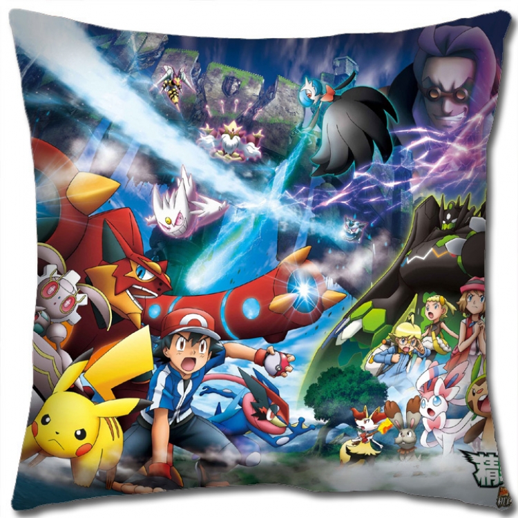 Pokemon Anime square full-color pillow cushion 45X45CM NO FILLING B1232