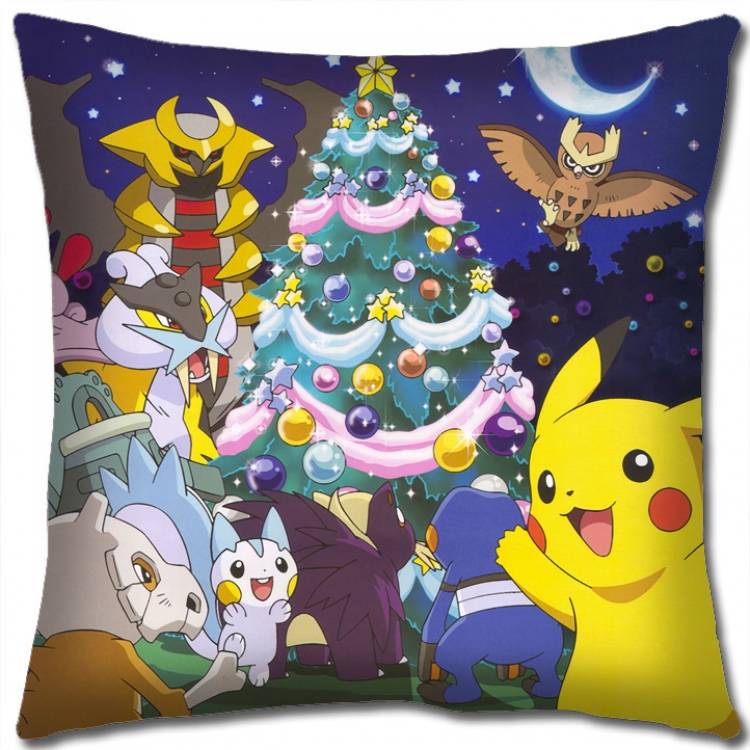 Pokemon Anime square full-color pillow cushion 45X45CM NO FILLING B1219