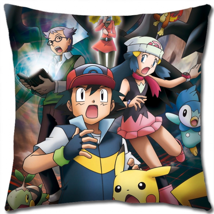 Pokemon Anime square full-color pillow cushion 45X45CM NO FILLING B1200