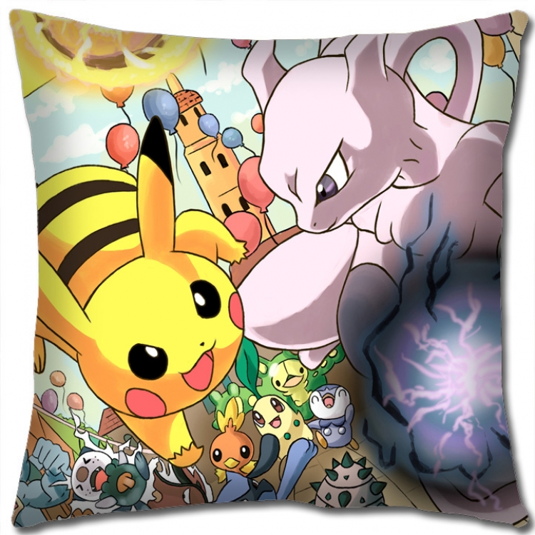Pokemon Anime square full-color pillow cushion 45X45CM NO FILLING B1230