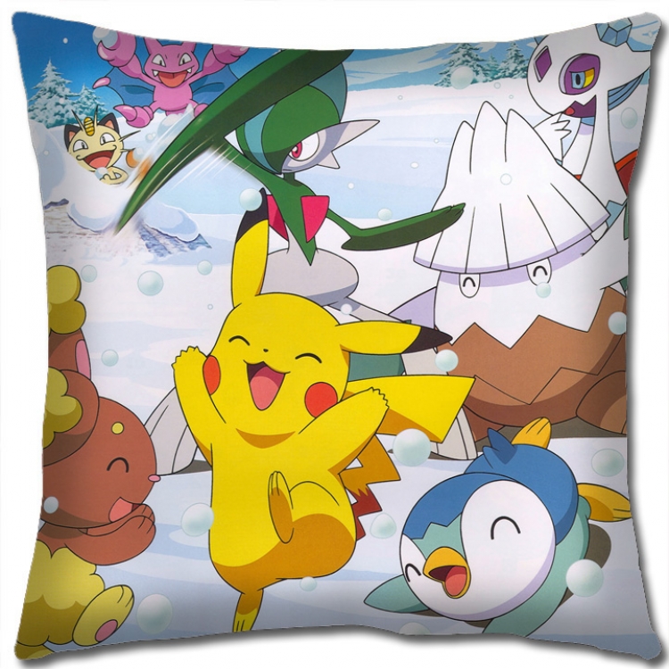 Pokemon Anime square full-color pillow cushion 45X45CM NO FILLING B1217