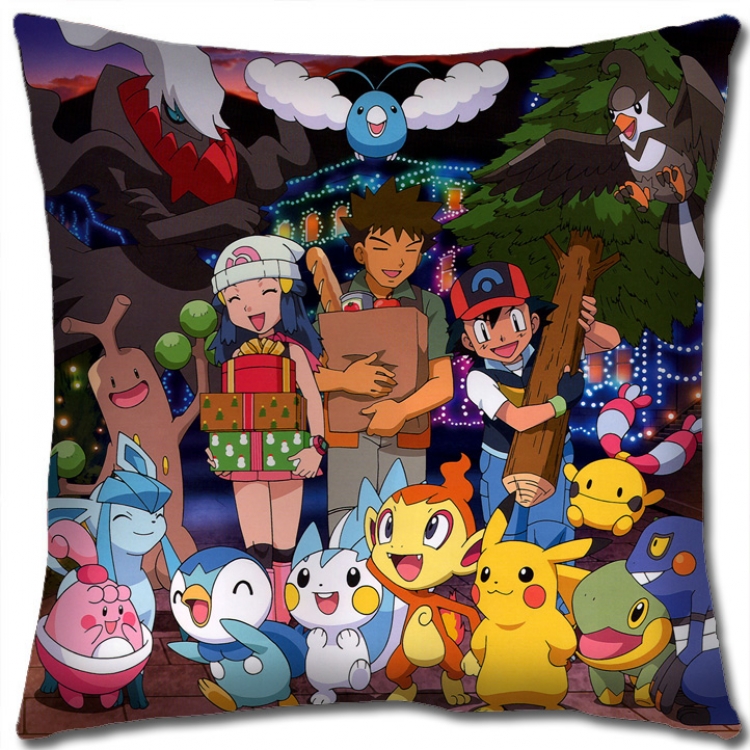 Pokemon Anime square full-color pillow cushion 45X45CM NO FILLING B1211