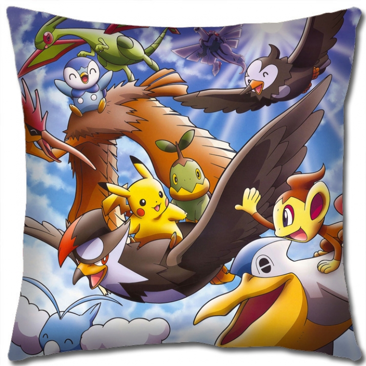 Pokemon Anime square full-color pillow cushion 45X45CM NO FILLING B1208