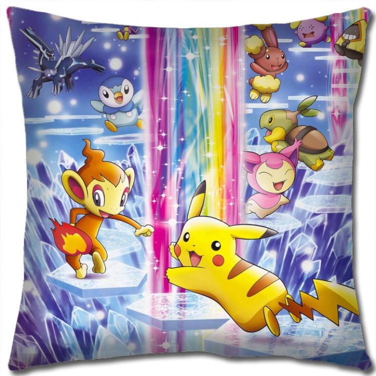 Pokemon Anime square full-color pillow cushion 45X45CM NO FILLING B1210