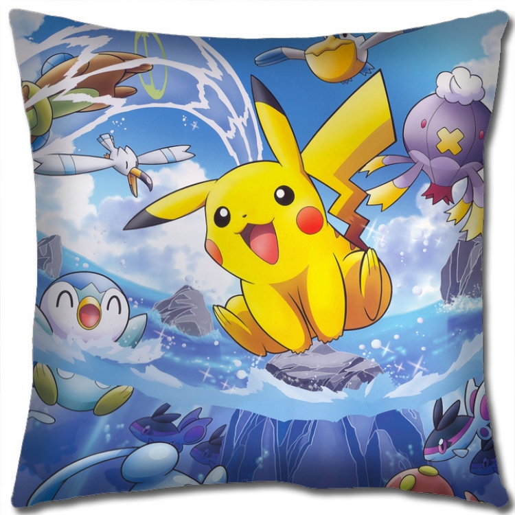 Pokemon Anime square full-color pillow cushion 45X45CM NO FILLING B1205