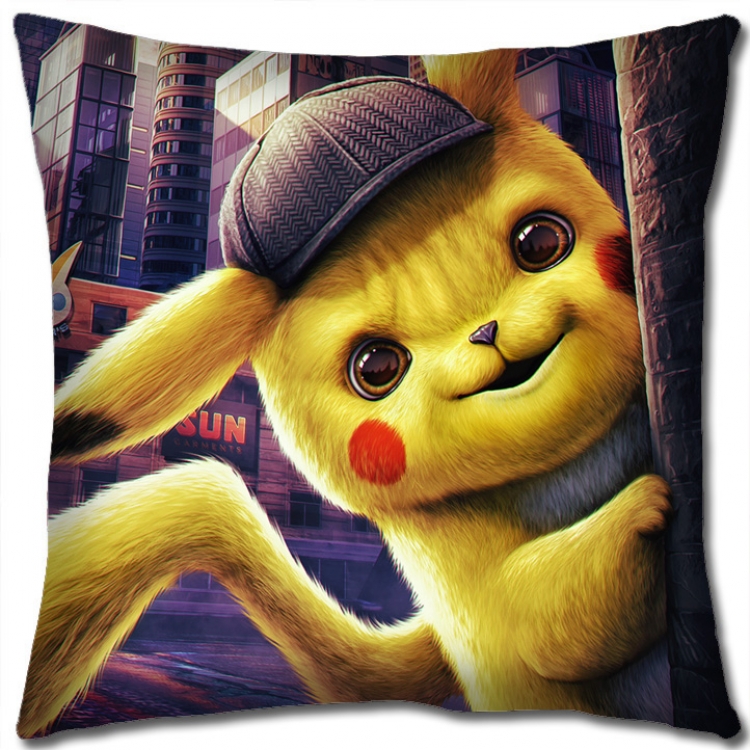 Pokemon Anime square full-color pillow cushion 45X45CM NO FILLING B1197