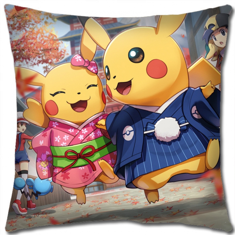 Pokemon Anime square full-color pillow cushion 45X45CM NO FILLING B1256
