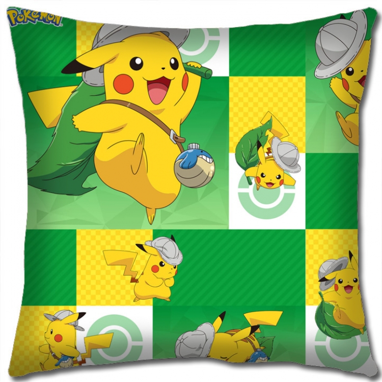 Pokemon Anime square full-color pillow cushion 45X45CM NO FILLING