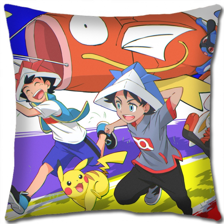 Pokemon Anime square full-color pillow cushion 45X45CM NO FILLING B1251