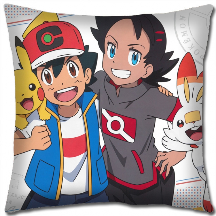 Pokemon Anime square full-color pillow cushion 45X45CM NO FILLING B1252