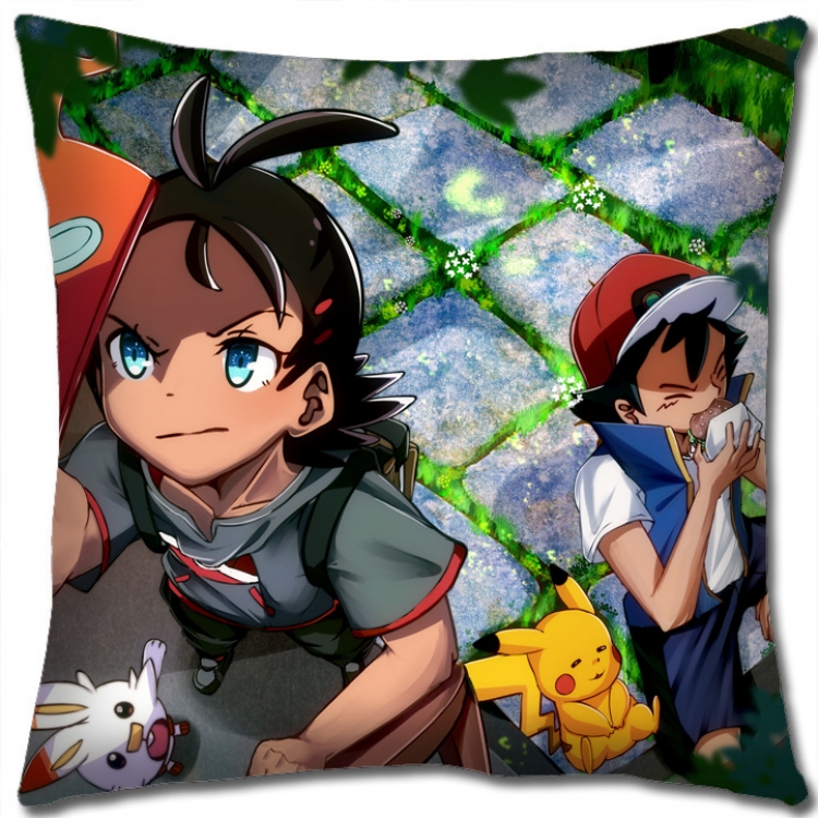 Pokemon Anime square full-color pillow cushion 45X45CM NO FILLING B1262