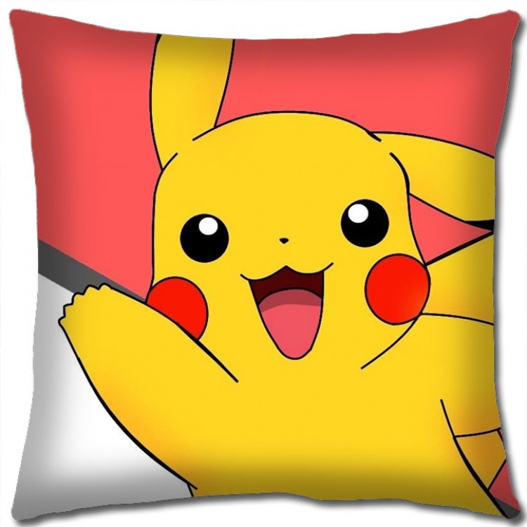 Pokemon Anime square full-color pillow cushion 45X45CM NO FILLING B1259