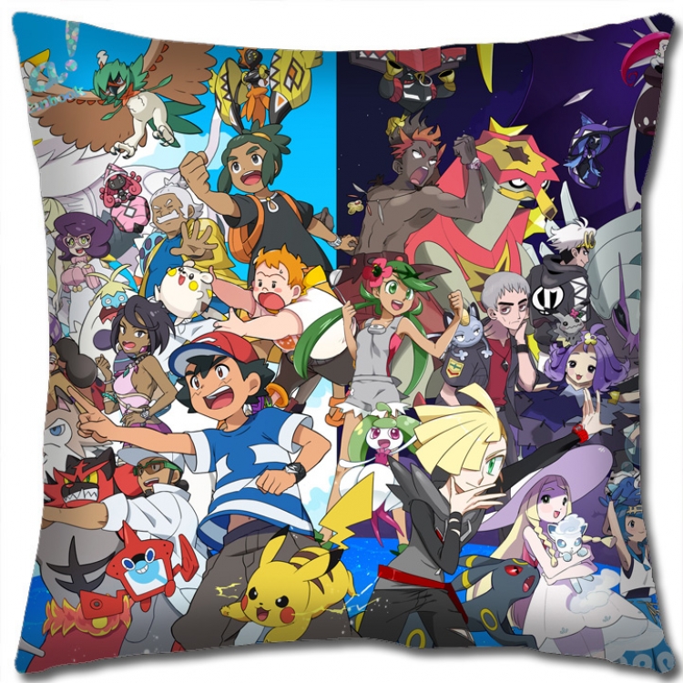 Pokemon Anime square full-color pillow cushion 45X45CM NO FILLING B1246