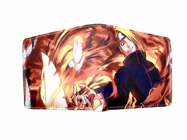 Naruto two fold  Short wallet 11X9.5CM 60G Style 15