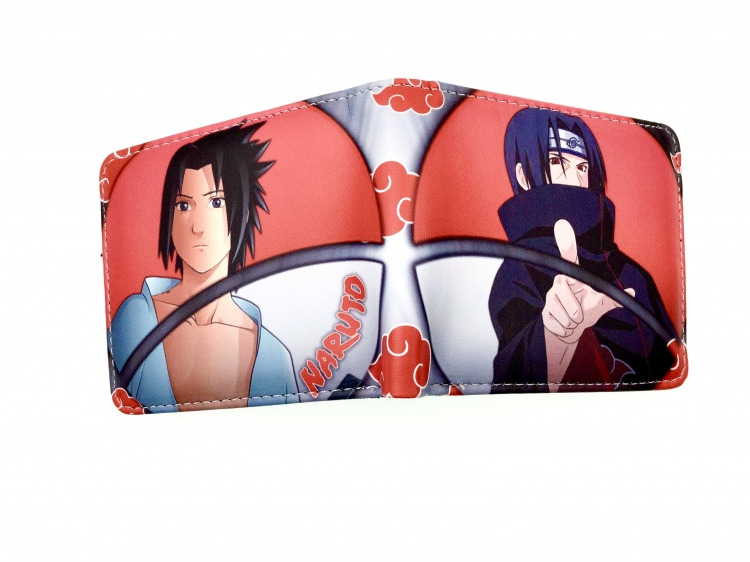 Naruto two fold  Short wallet 11X9.5CM 60G Style 12