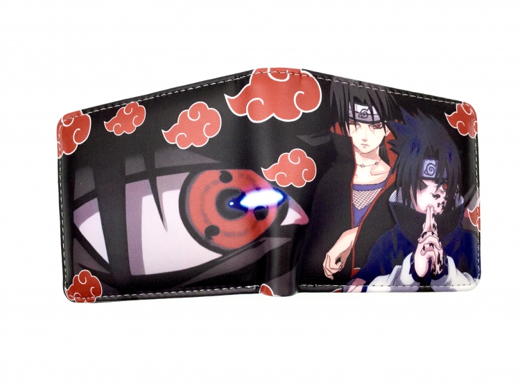 Naruto two fold  Short wallet 11X9.5CM 60G Style 19