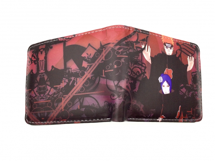 Naruto two fold  Short wallet 11X9.5CM 60G Style 16