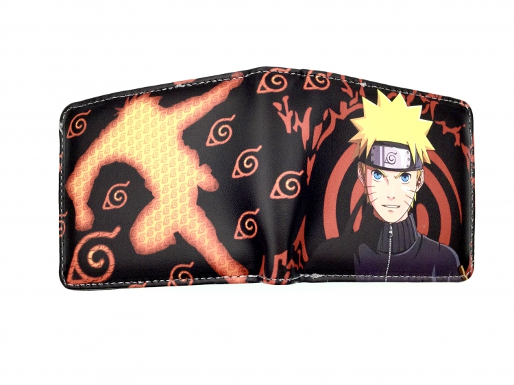 Naruto two fold  Short wallet 11X9.5CM 60G Style 25