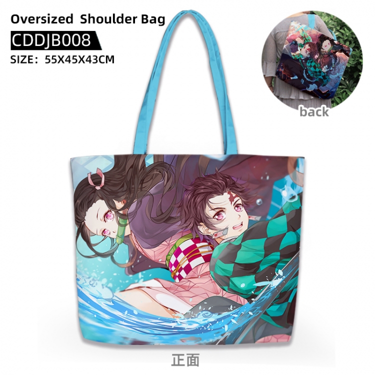 Demon Slayer Kimets Anime oversized shoulder bag CDDJB008