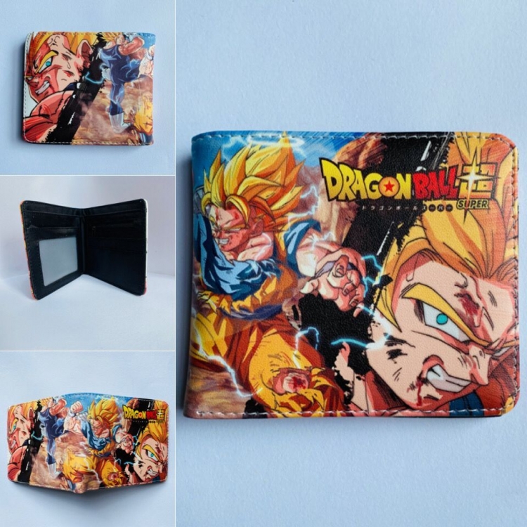 DRAGON BALL Full color  two fold short wallet purse 11X9.5CM 439