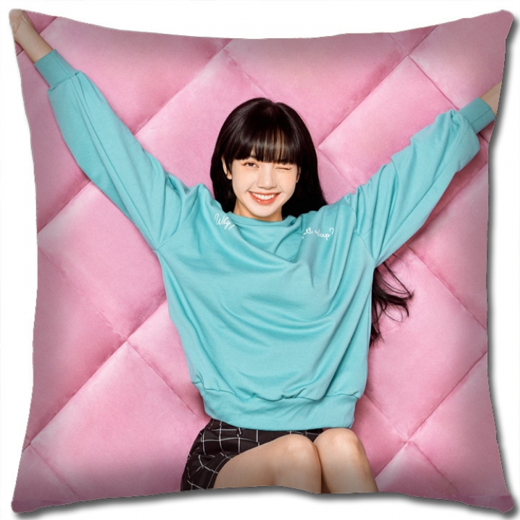 BLACK PINK Star group square full-color pillow cushion 45X45CM NO FILLING BP420