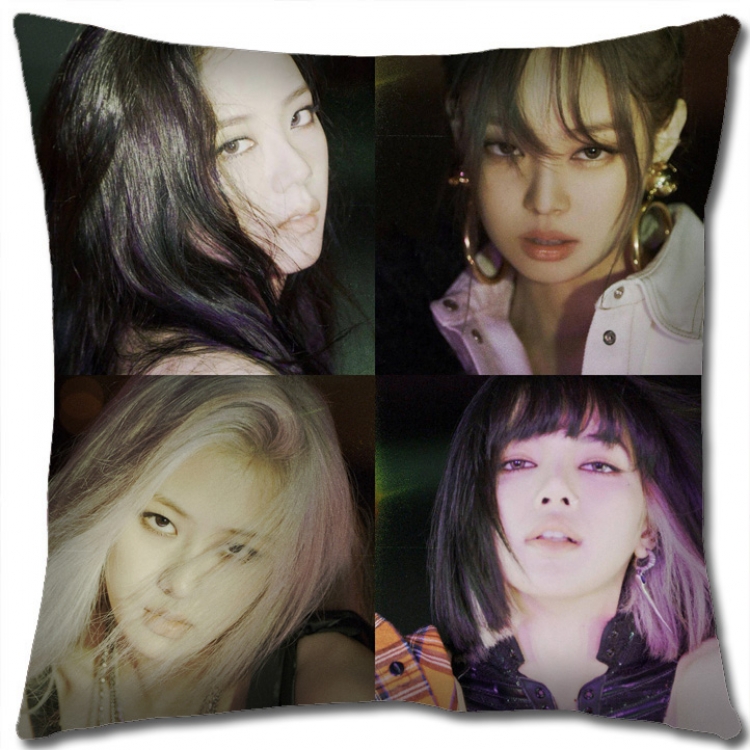 BLACK PINK Star group square full-color pillow cushion 45X45CM NO FILLING BP467A