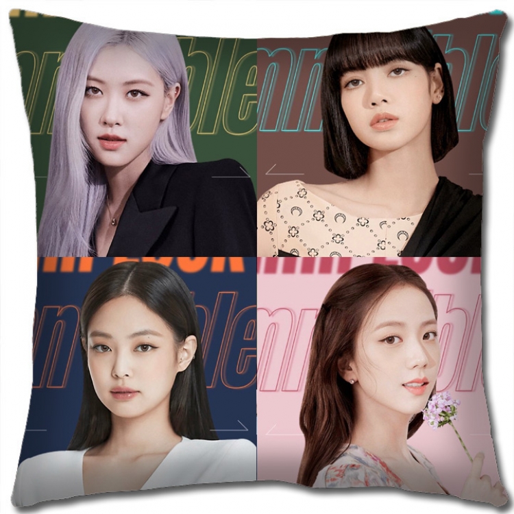 BLACK PINK Star group square full-color pillow cushion 45X45CM NO FILLING BP498A