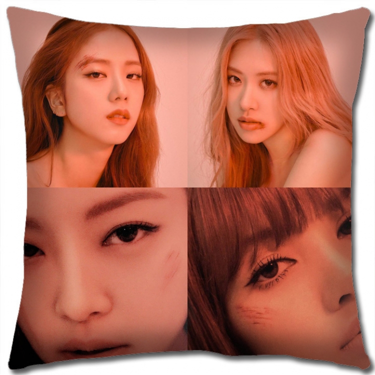 BLACK PINK Star group square full-color pillow cushion 45X45CM NO FILLING BP480A